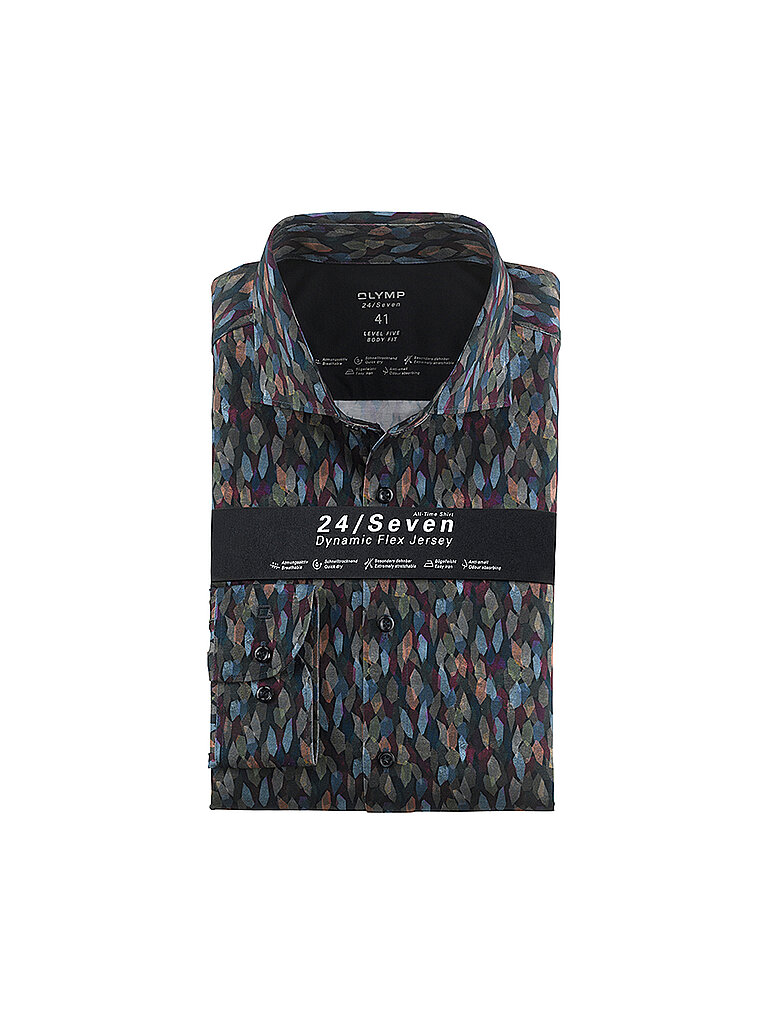 OLYMP LEVEL FIVE Jerseyhemd blau | 39
